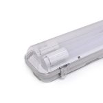 Noxion LED Vandtæt Lysrender Armaturhus Poseidon V2.0 incl. 2x Noxion LED Lysrør T8 Standard Output 19W 2x2300lm - 830 Varm Hvid | 150cm