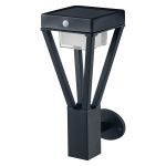 Ledvance LED Vægbelysning Udendørs Endura Stil Sort 6W 550lm - 830 Varm Hvid | IP44 - Bevægelses- og Lyssensor