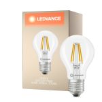 Ledvance Classic LED E27 Pære Filament Klar 3.4W 470lm - 827 Ekstra Varm Hvid | Erstatter 40W