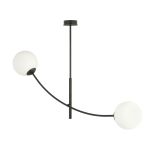 Emibig Loftlampe Hunter Stål Sort | Egnet til 2x E14 - Max 10W