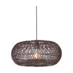 Good&Mojo Pendel Lampe Arizona Rattan Burgundy S | Egnet til 1x E27 