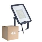 Fordelspakke 4x Philips LED Projektør Ledinaire BVP167 70W 8400lm 110D - 830-840-865 CCT | IP65 - Symmetrisk