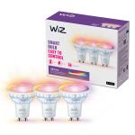 Fordelspakke 3x WiZ Smart LED Spot GU10 PAR16 5W 400lm 36D | Bedste Farvegengivelse - Dæmpbar - Erstatter 50W