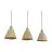 Ledvance LED Pendel Lampe Decor Rattan Lineær Brun | Egnet til 3x E27