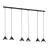 Emibig Pendel Lampe Elit Stål Sort | Egnet til 6x GX53 - Max 12W