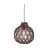 Good&Mojo Pendel Lampe Mendoza Bambus Burgundy S | Egnet til 1x E27 