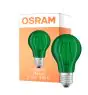 Osram LED Star Classic Decor E27 Pære Filament Matt 2.5W 45lm - Green |Erstatter 7W