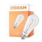 Osram Vintage 1906 LED E27 Edison Filament Klar 7.2W 806lm - 927 Ekstra Varm Hvid | Bedste Farvegengivelse - Dæmpbar - Erstatter 60W