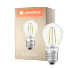 Ledvance Classic LED E27 Pære Filament Klar 1W 136lm - 827 Ekstra Varm Hvid | Erstatter 15W